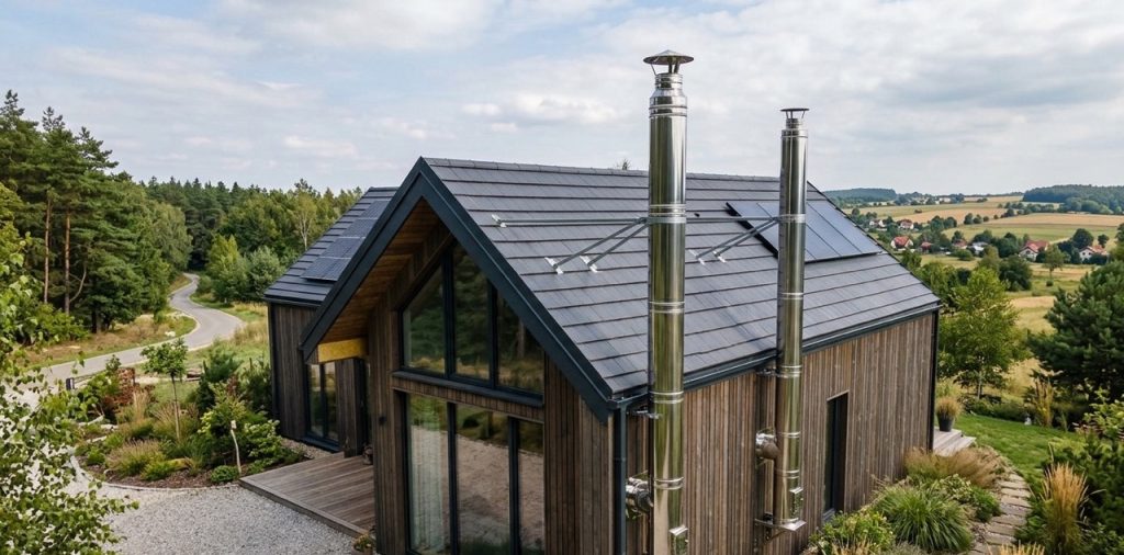 przedłużenie komina Duży