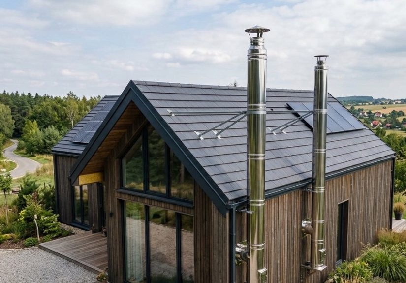 przedłużenie komina Duży